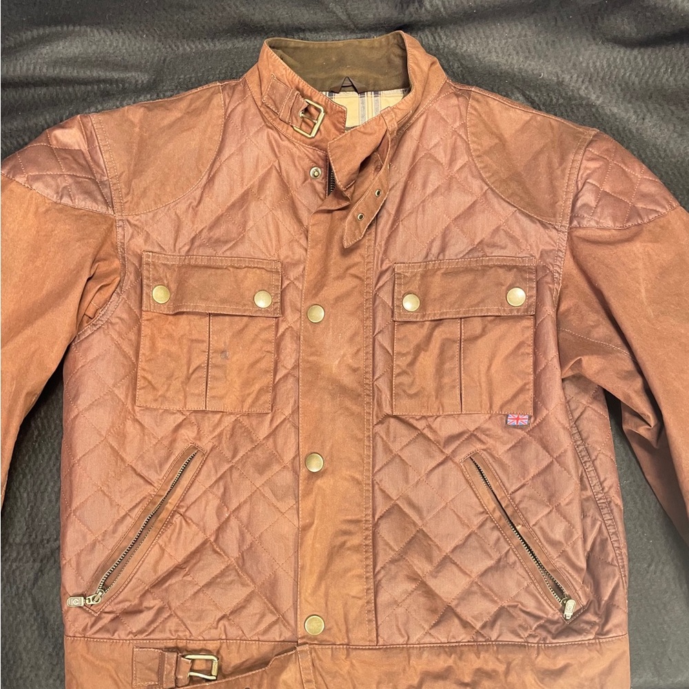 Belstaff Waxed Cotton Motorcycle Jacket